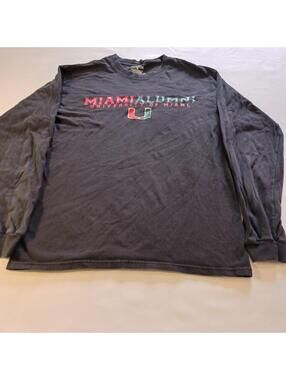 Champion Authentic Miami Alumni University Of Miami Men's T-Shirt Size M